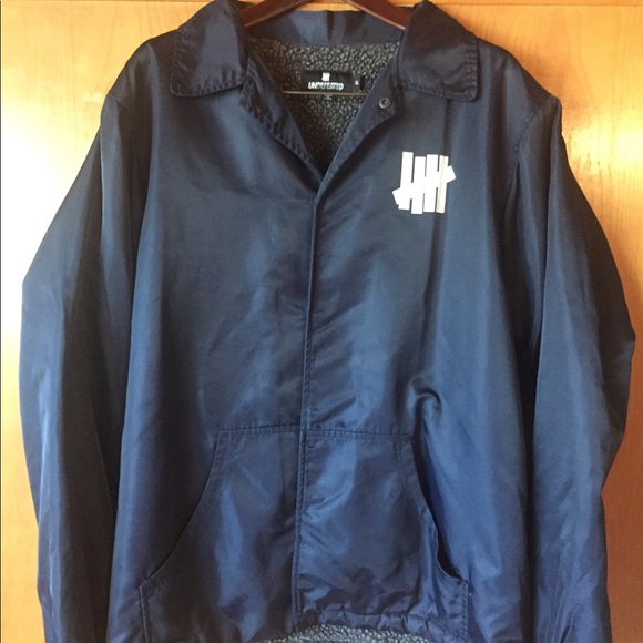 Undefeated Sherpa lined nylon coach jacket. - Picture 2 of 5